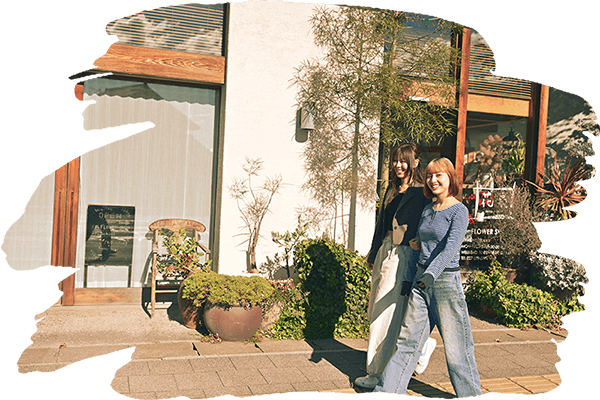 歩いている写真